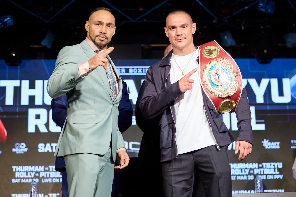 Keith Thurman and Tim Tszyu