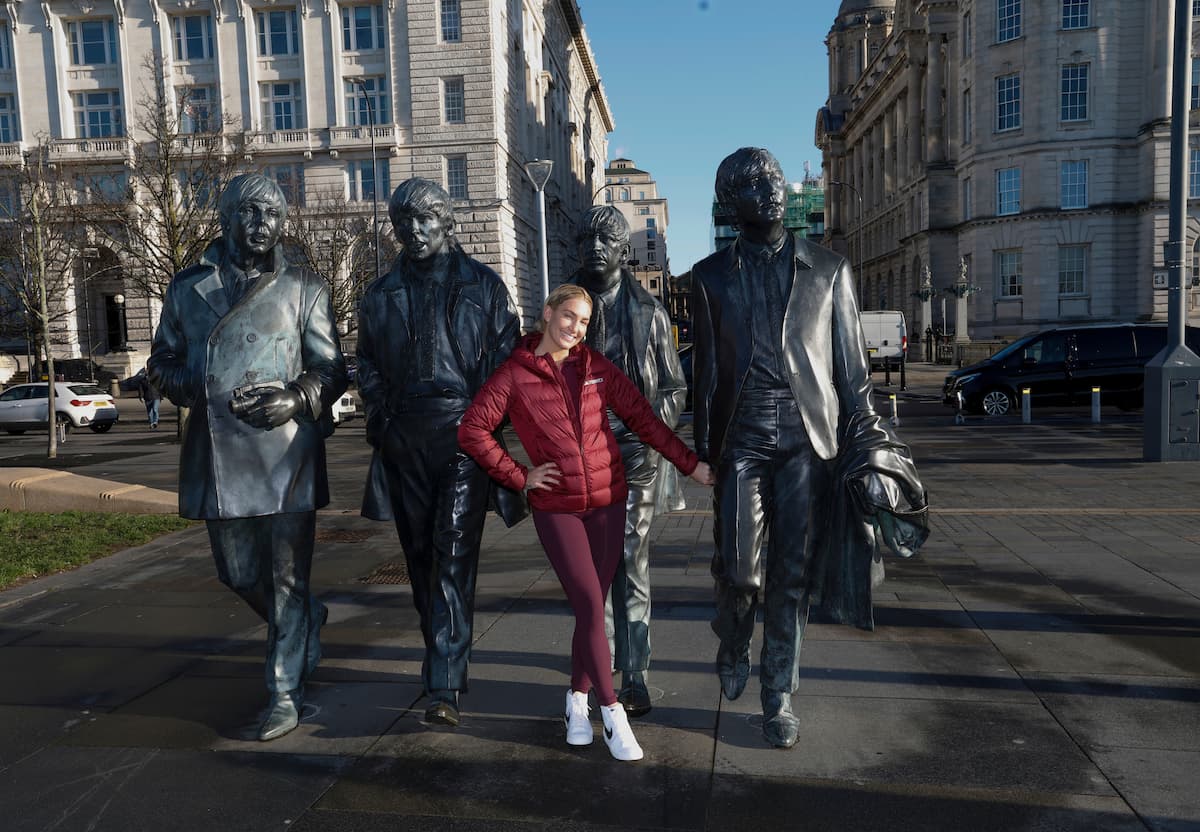 Mikaela Mayer in Liverpool, England