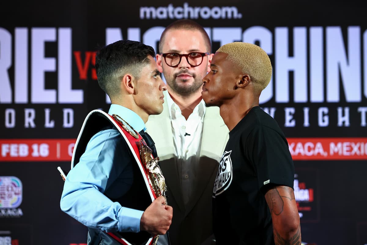 Adrian Curiel and Sivenathi Nontshinga go face to face