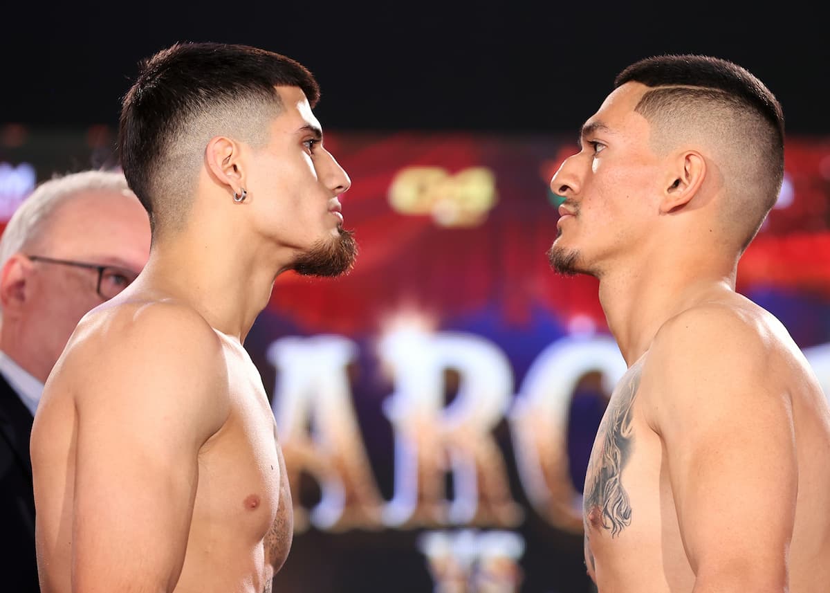 Alan Garcia vs Tomas Ornelas faceoff