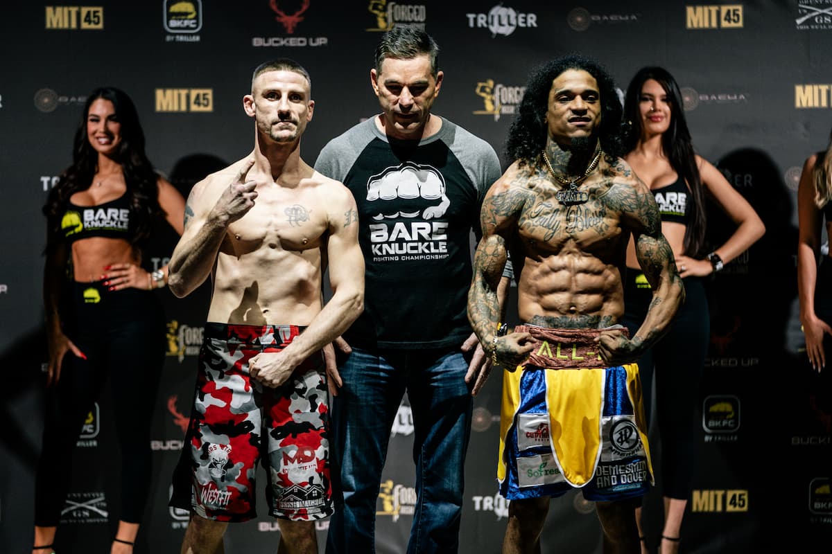 BKFC 57 Hollywood weigh-in