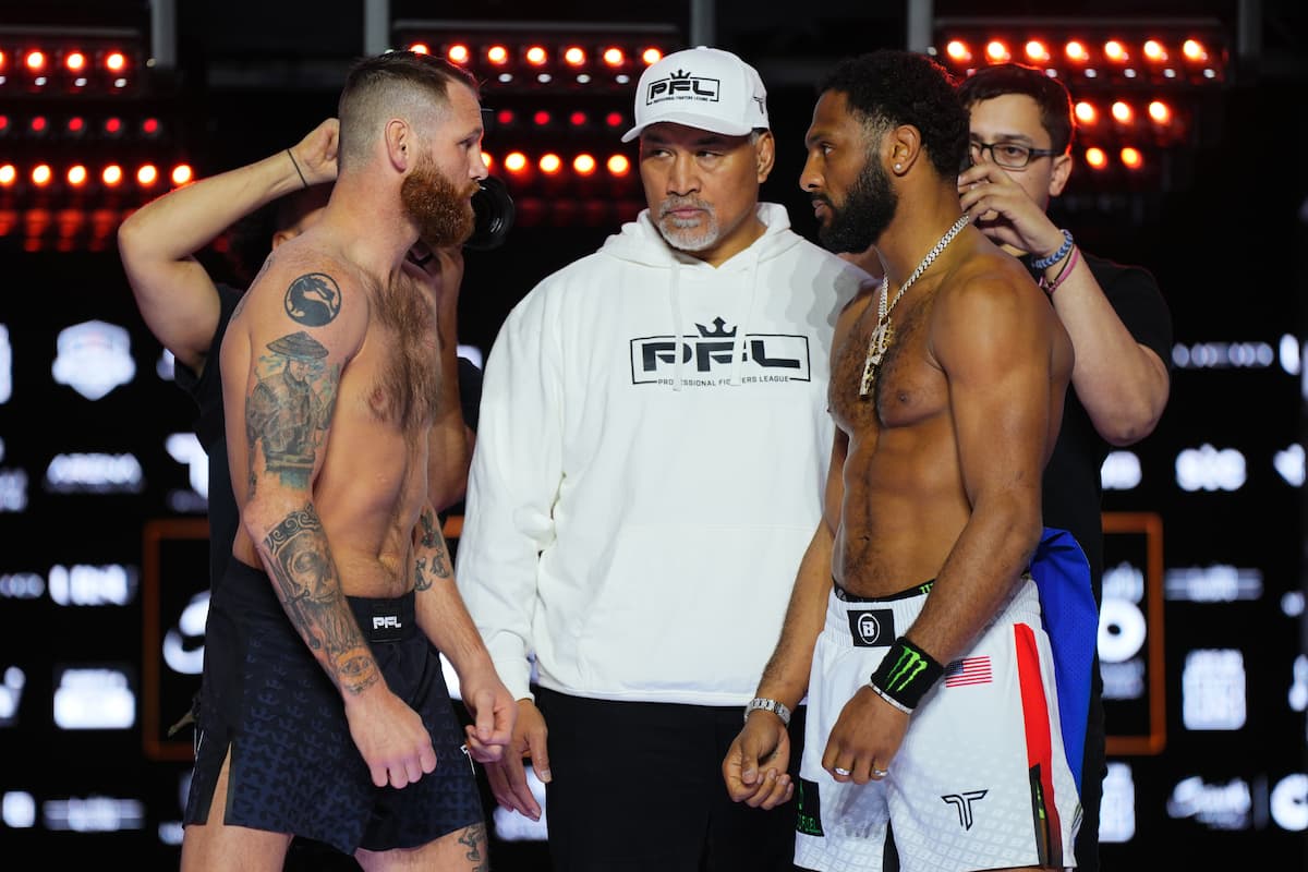 Clay Collard vs. AJ McKee faceoff