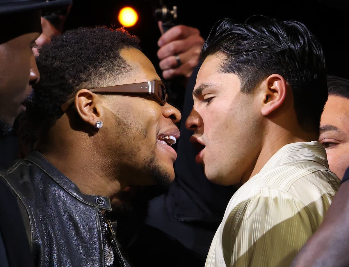 Devin Haney vs Ryan Garcia faceoff