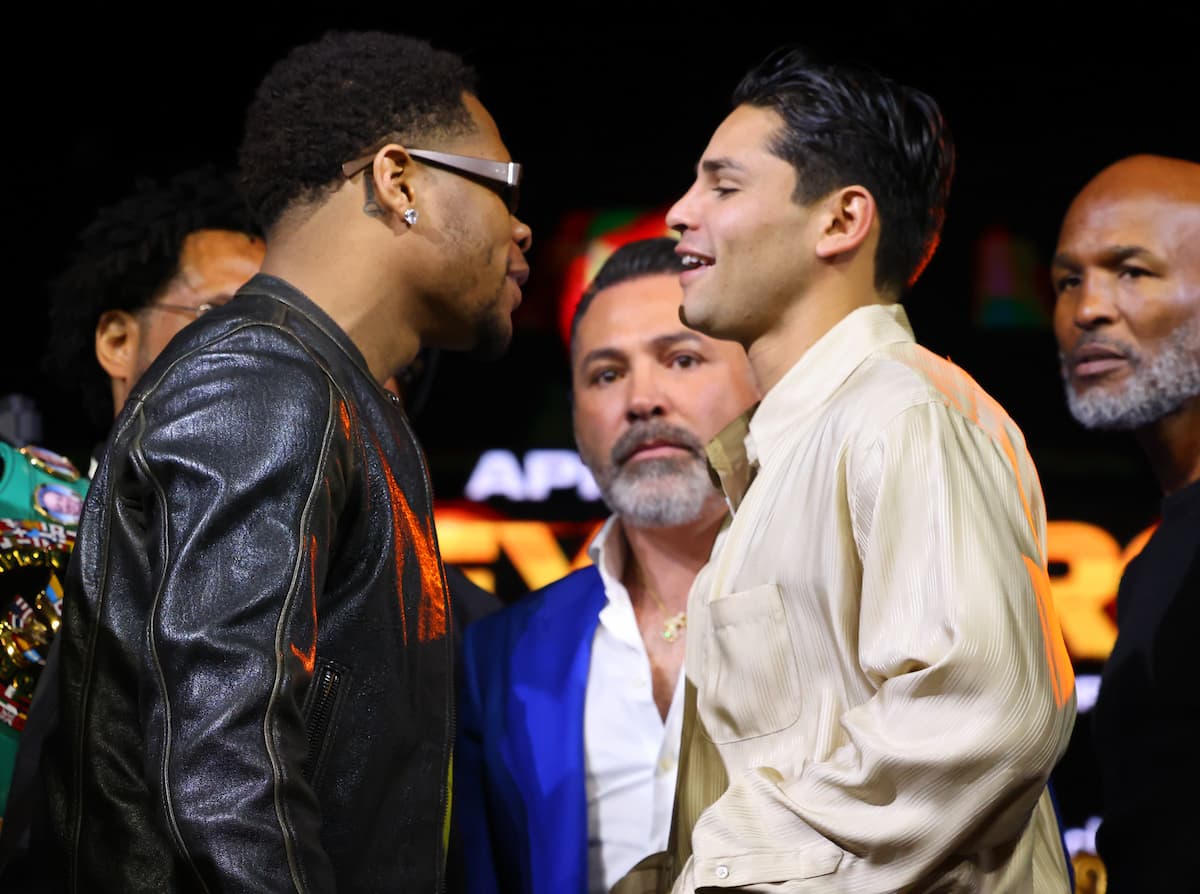 Devin Haney vs Ryan Garcia faceoff