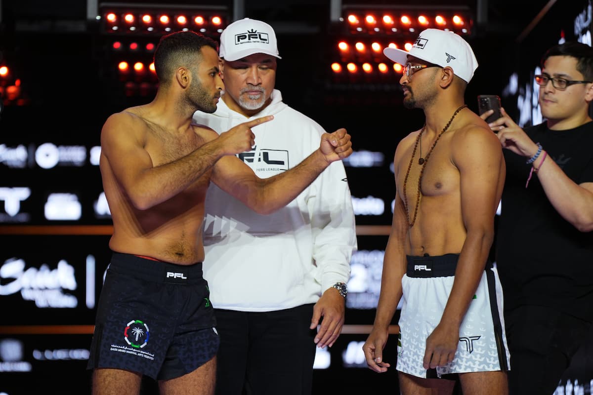 Edukondal Rao vs Abdullah Al-Qahtani faceoff