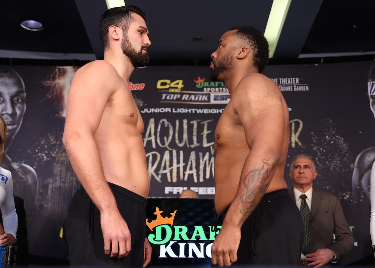 Guido Vianello vs Moses Johnson faceoff