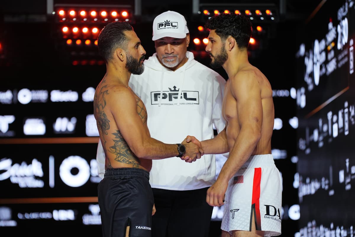 Henry Corrales vs Aaron Pico faceoff