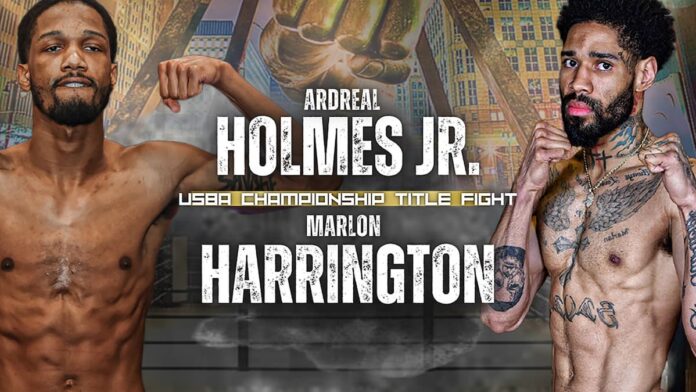 Ardreal Holmes Jr vs Marlon Harrington airs live from Detroit, MI