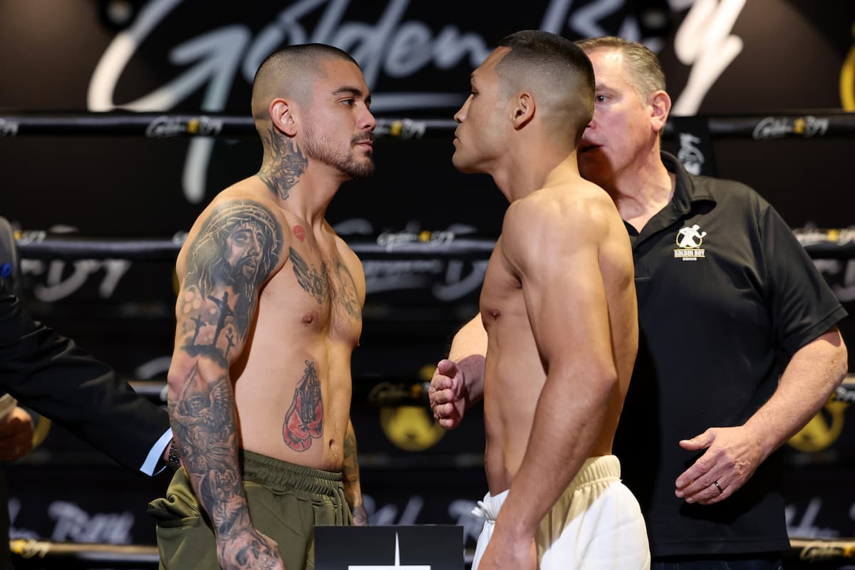 Joseph Diaz vs Jesus Perez faceoff