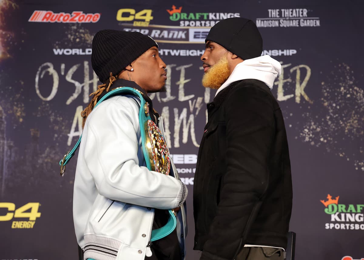 O'Shaquie Foster and Abraham Nova go face to face