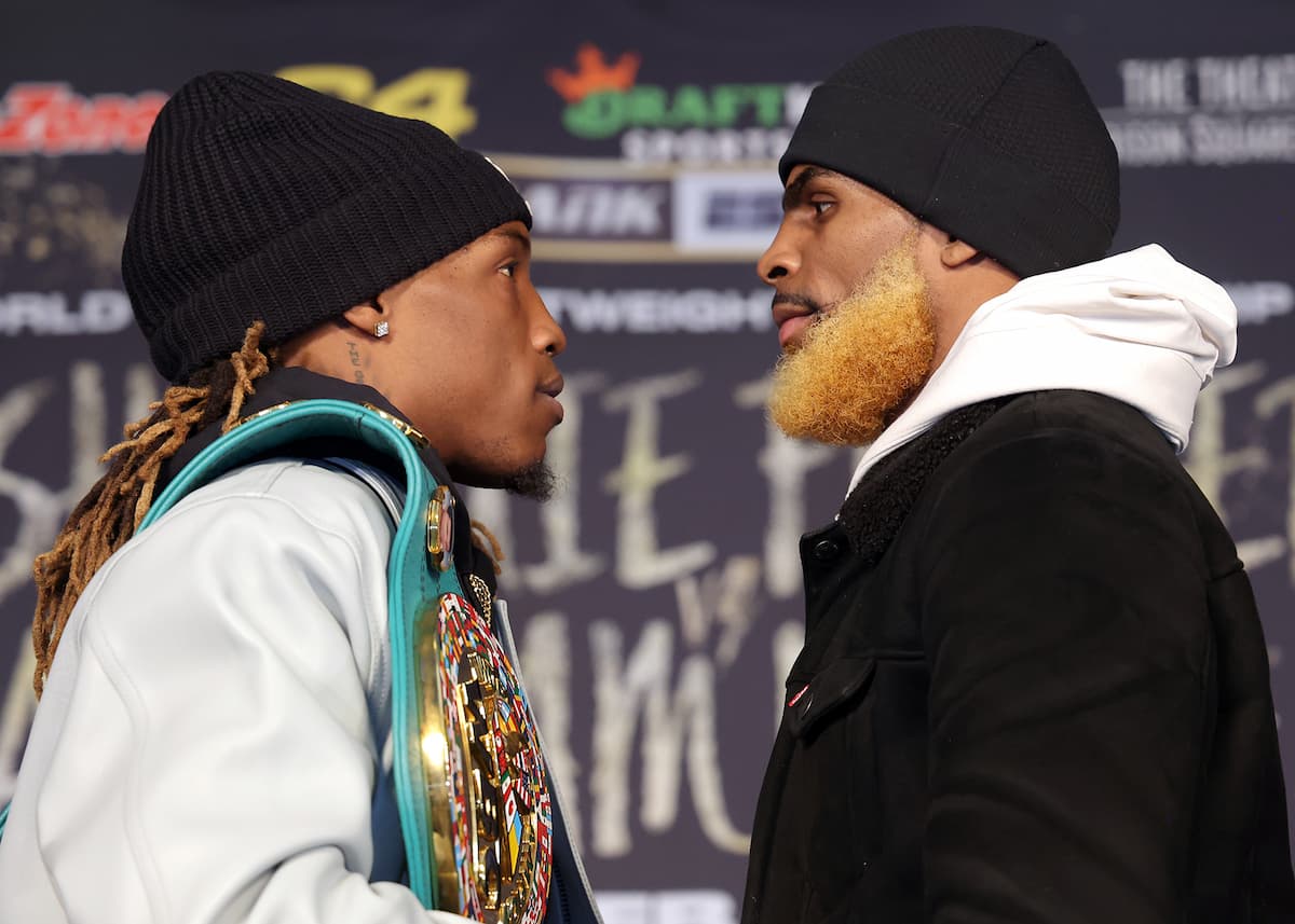 O'Shaquie Foster and Abraham Nova go face to face