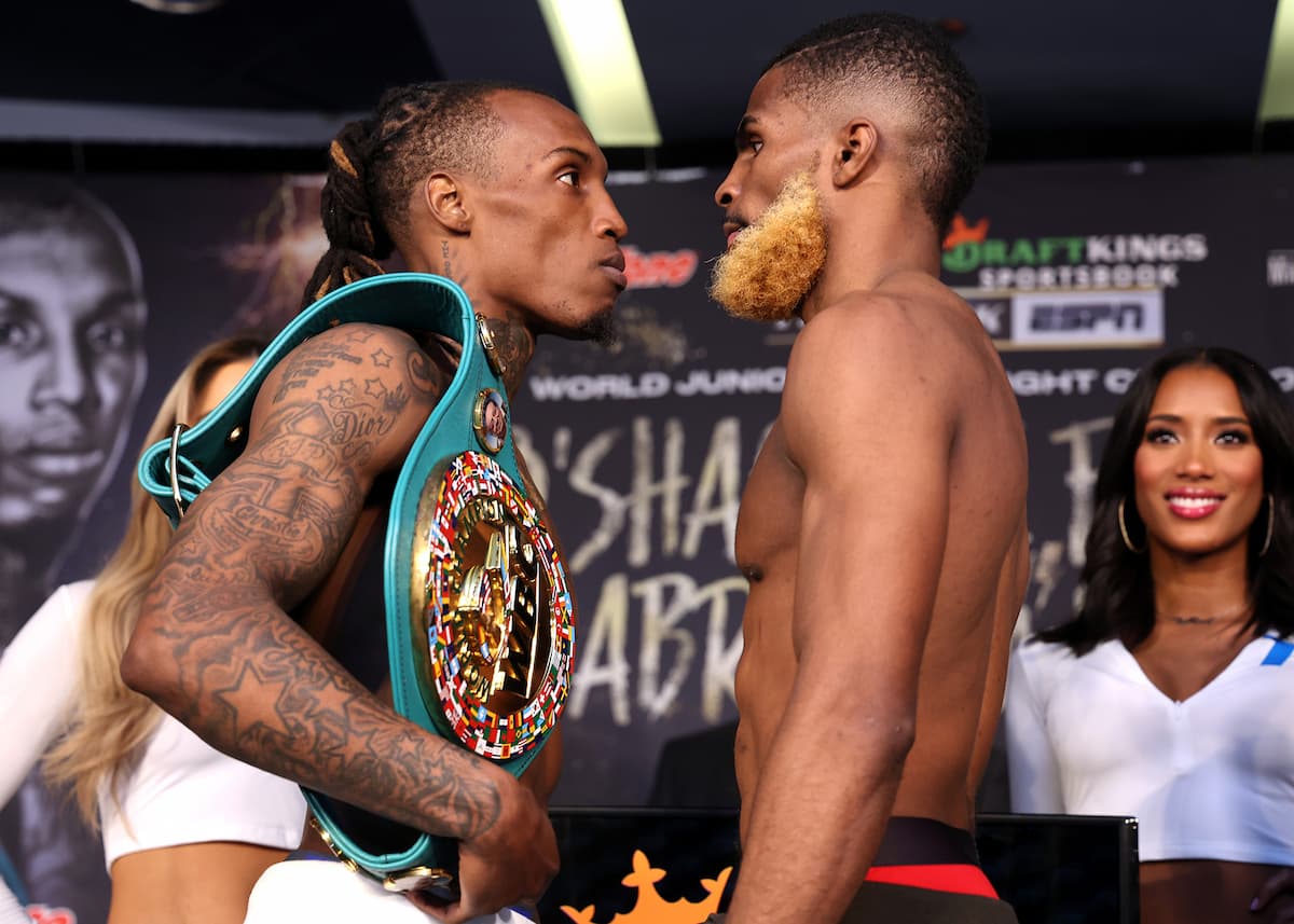 O'Shaquie Foster vs Abraham Nova faceoff