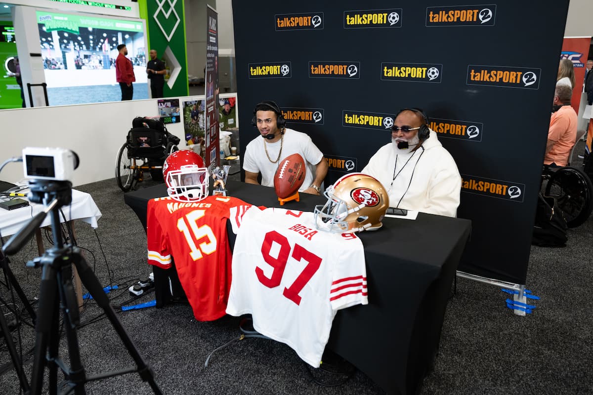 Rolando Romero at Radio Row in Las Vega