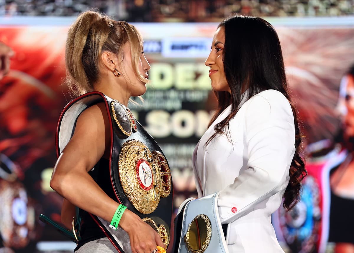 Seniesa Estrada vs Yokasta Valle faceoff