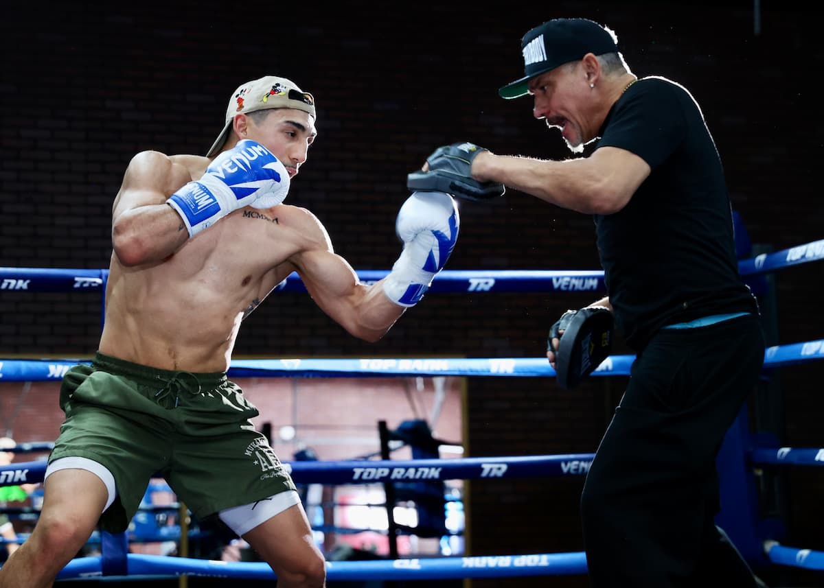 Teofimo Lopez workout