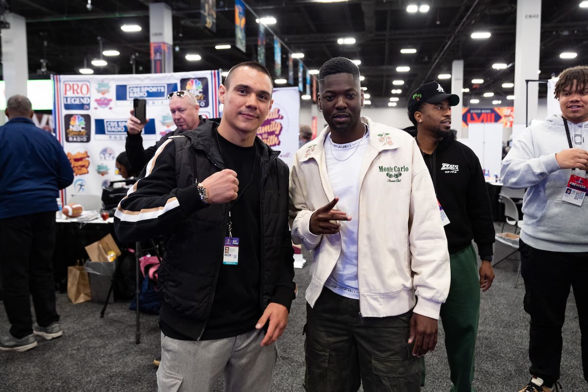 Tim Tszyu at Radio Row in Las Vegas