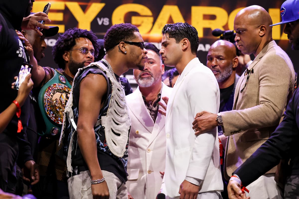 Devin Haney vs Ryan Garcia faceoff