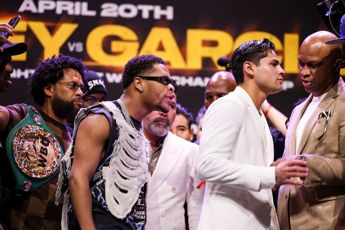 Devin Haney vs Ryan Garcia faceoff