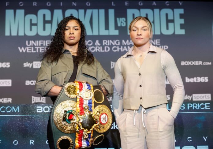 Jessica McCaskill faces Lauren Price in Cardiff, Wales