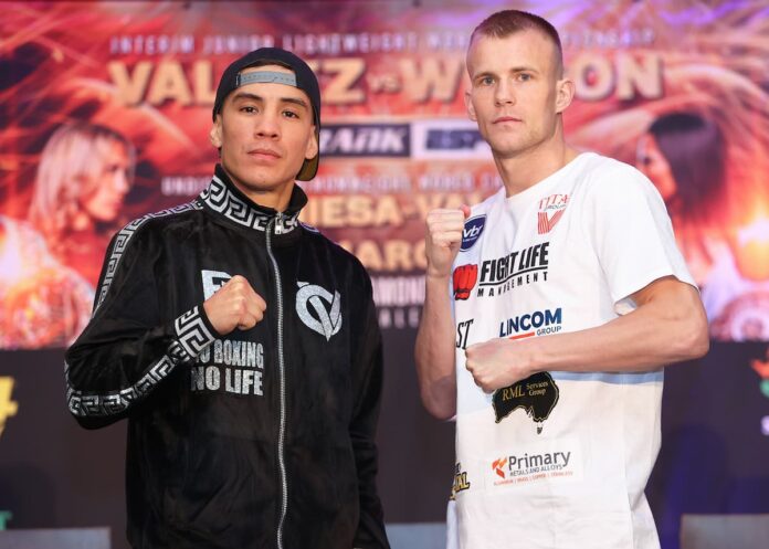 Oscar Valdez and Liam Wilson