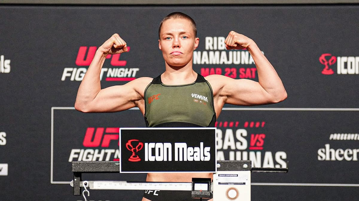 Ribas vs Namajunas on weight at UFC Vegas 89, full card official