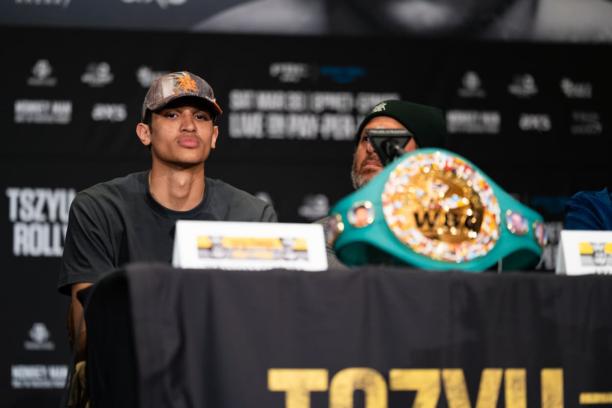 Sebastian Fundora at the press conference