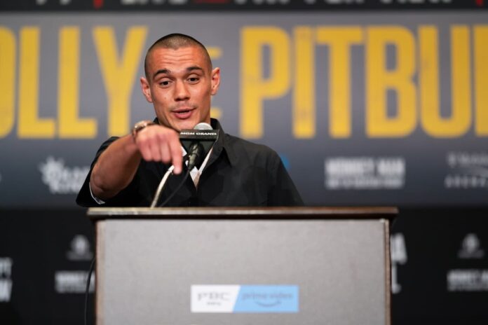 Tim Tszyu at the press conference