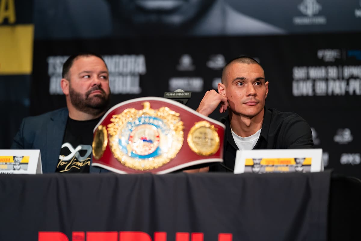 Tim Tszyu at the press conference