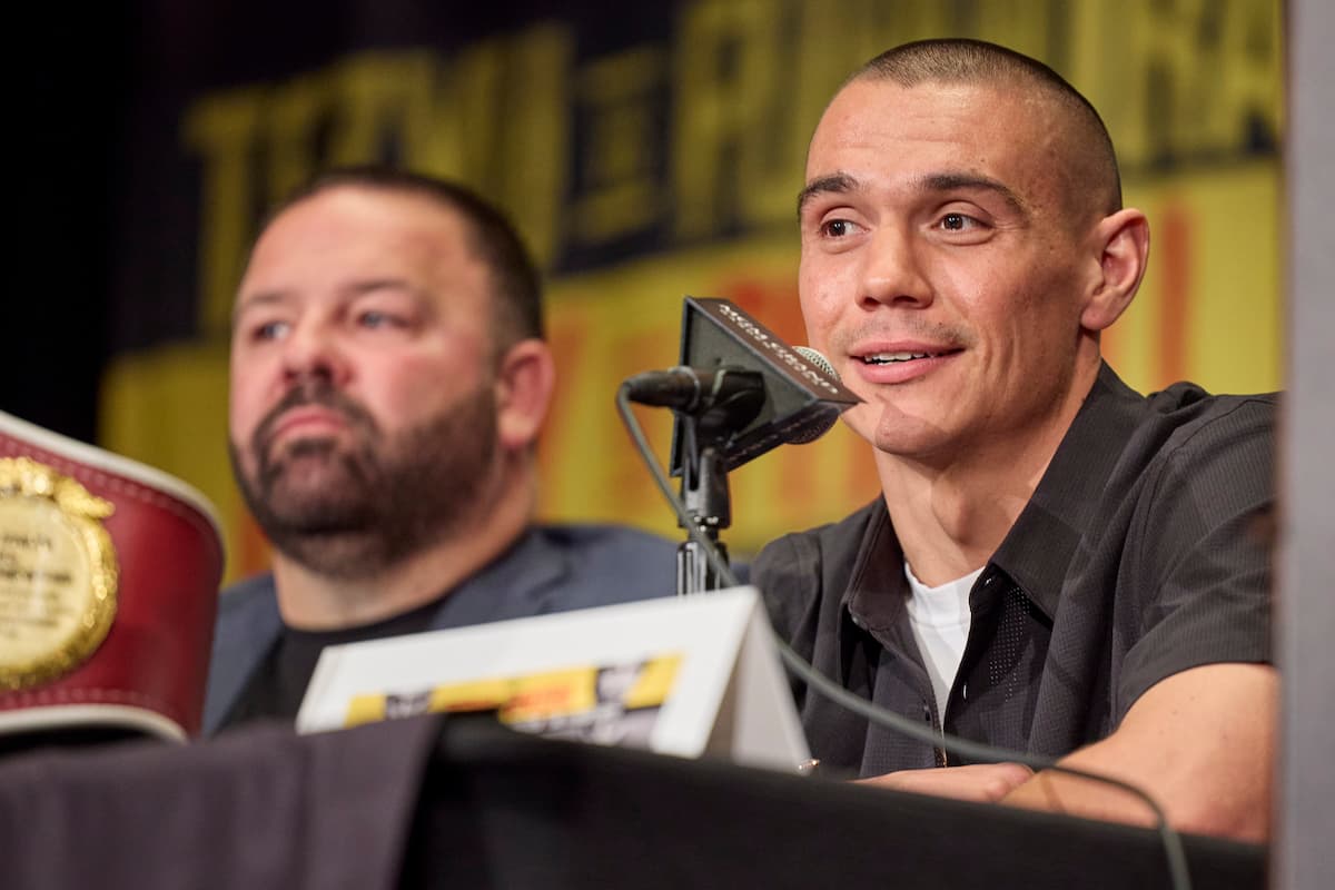 Tim Tszyu at the press conference