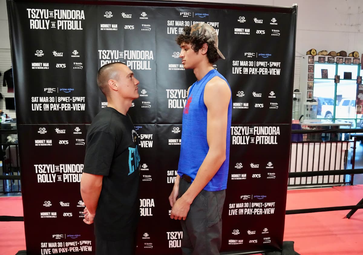 Tim Tszyu and Sebastian Fundora go face to face