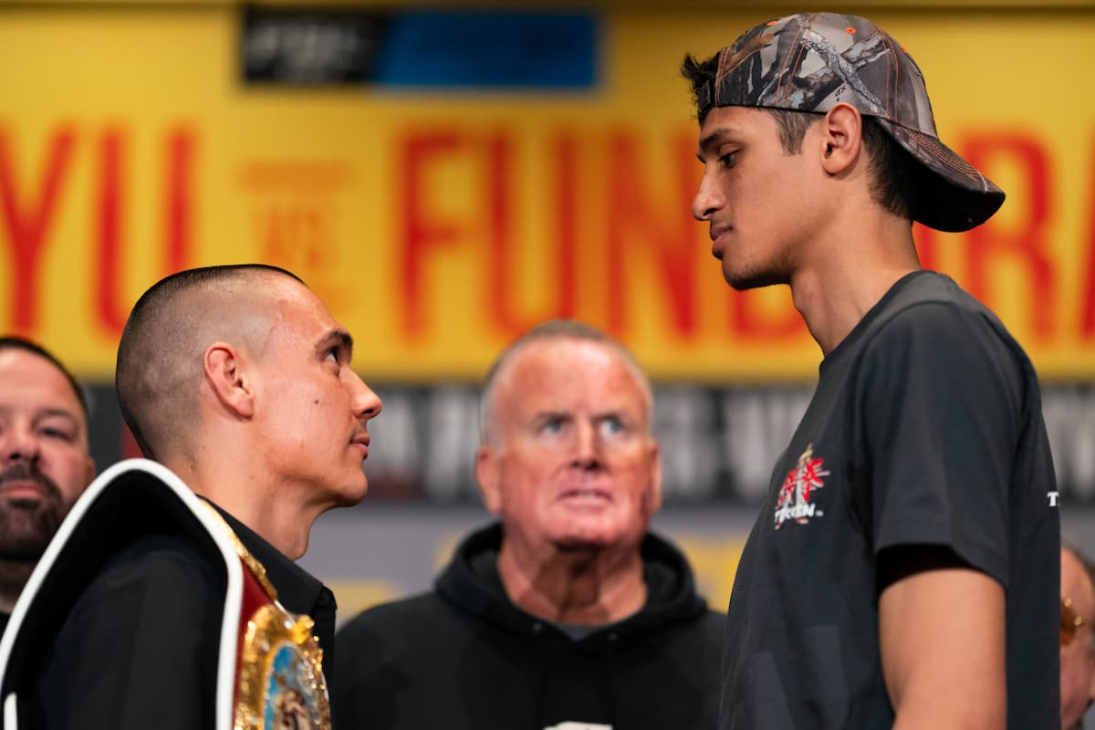 Tim Tszyu and Sebastian Fundora go face to face