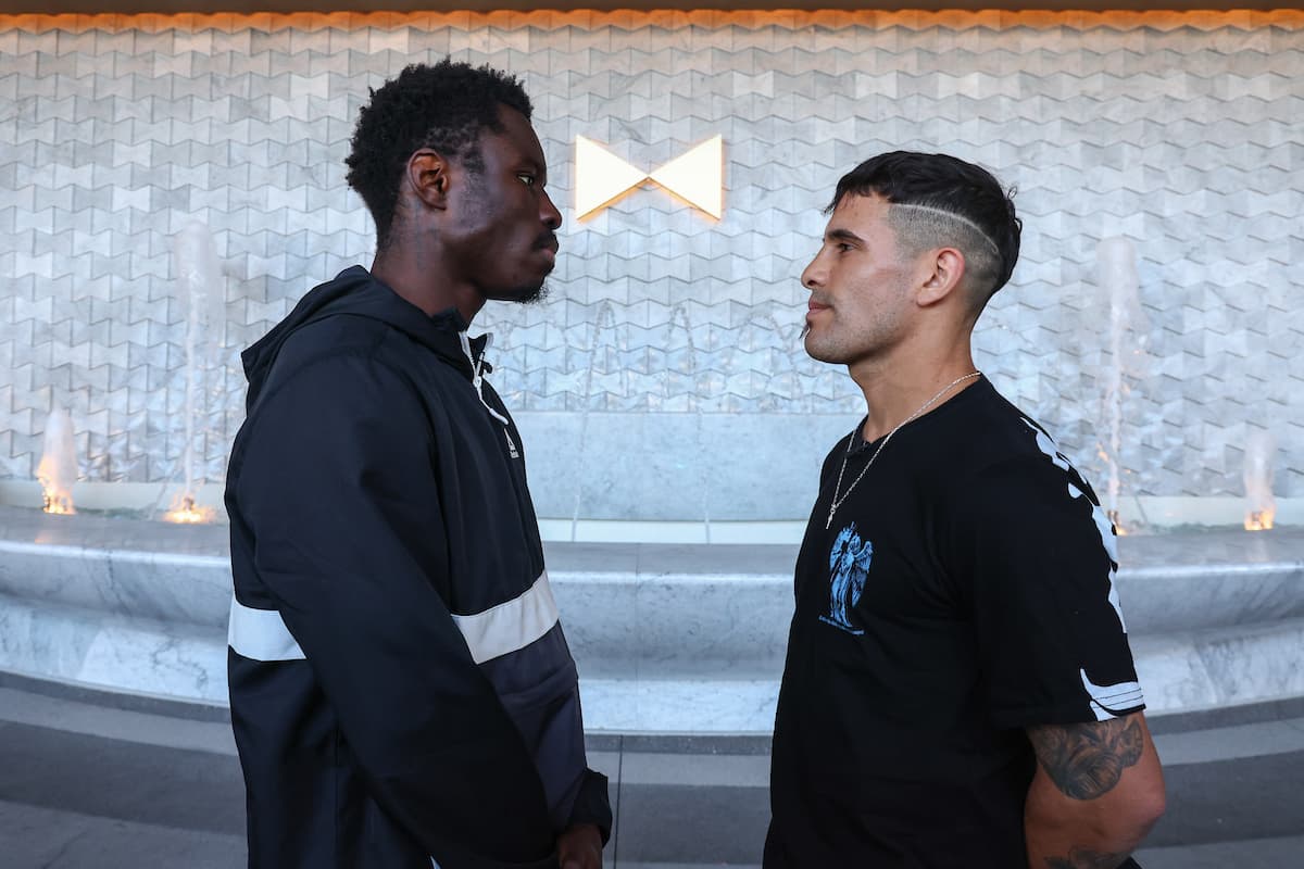 Richardson Hitchins vs Gustavo Daniel Lemos faceoff