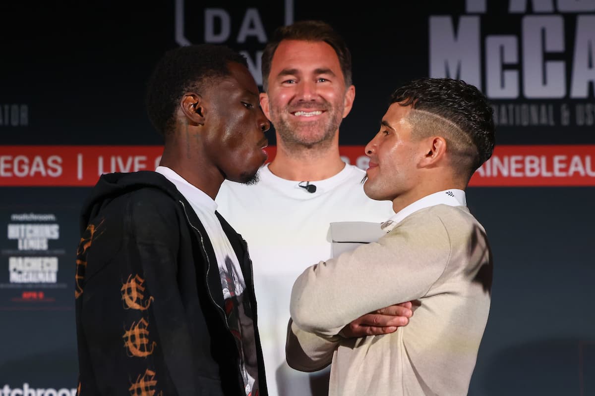 Richardson Hitchins and Gustavo Daniel Lemos at the press conference