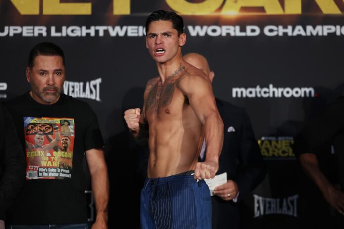 Ryan Garcia weighs-in