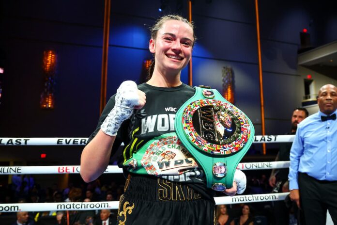 Skye Nicolson becomes WBC featherweight champion