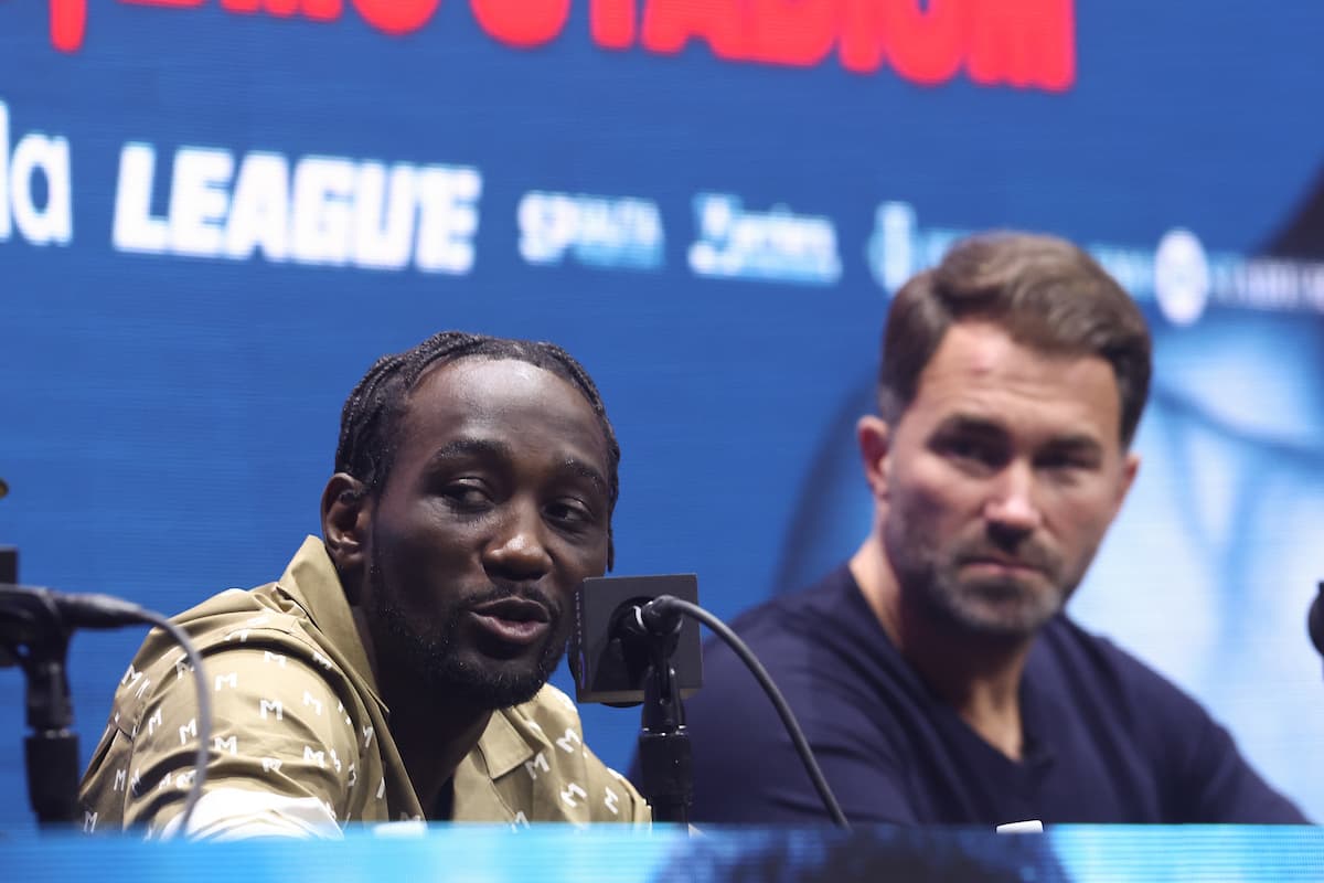 Terence Crawford at the press conference