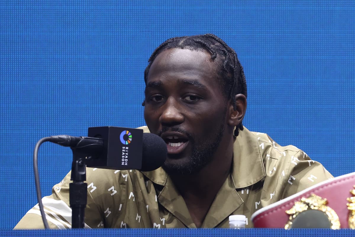 Terence Crawford at the press conference