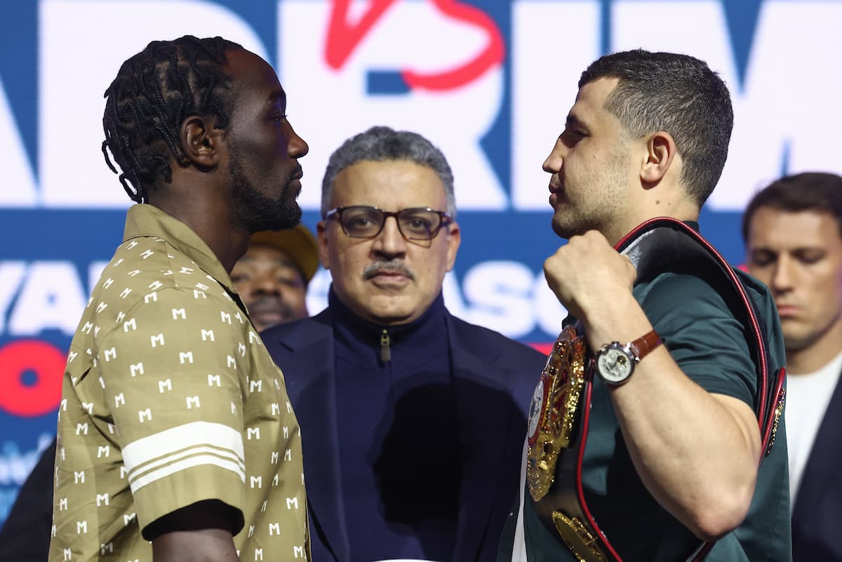 Terence Crawford vs Israil Madrimov faceoff