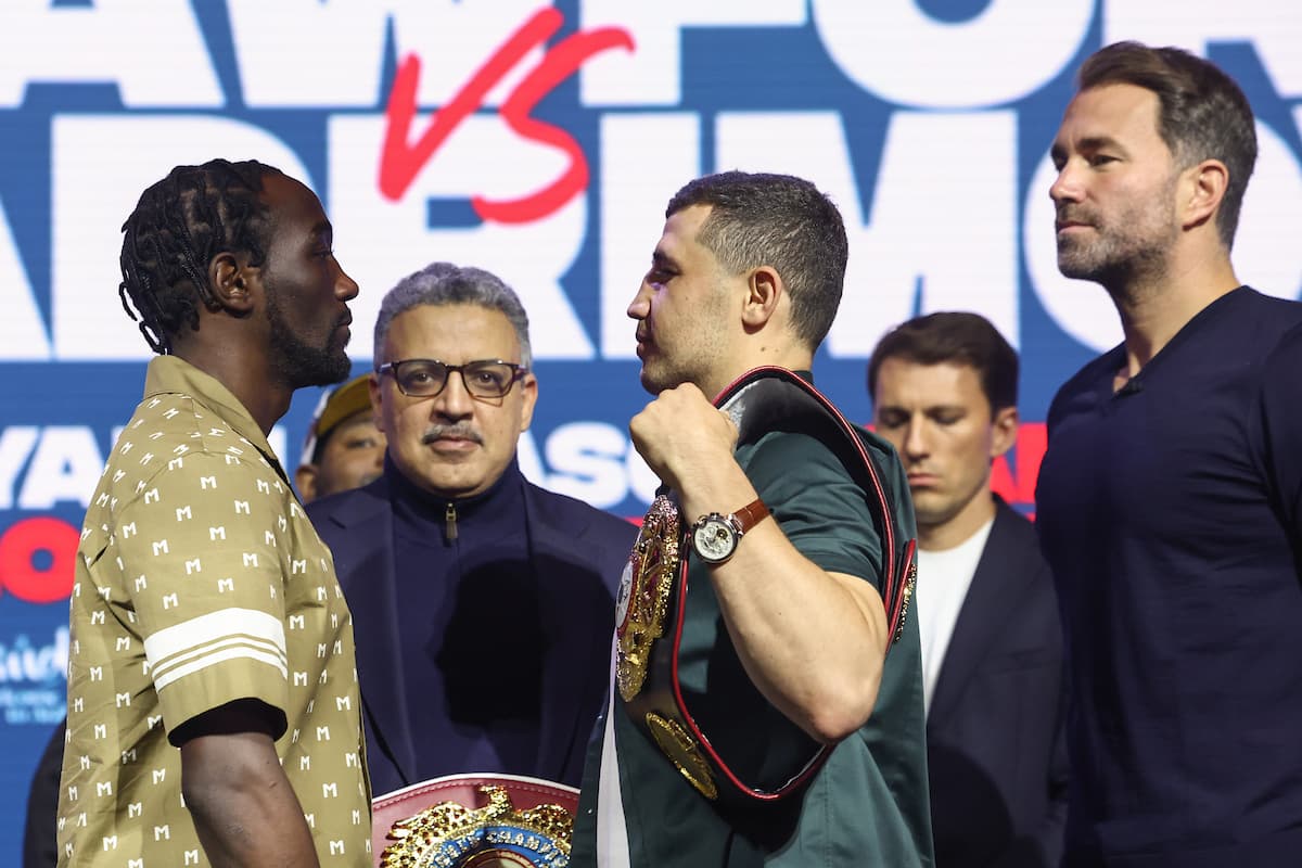 Terence Crawford vs Israil Madrimov faceoff