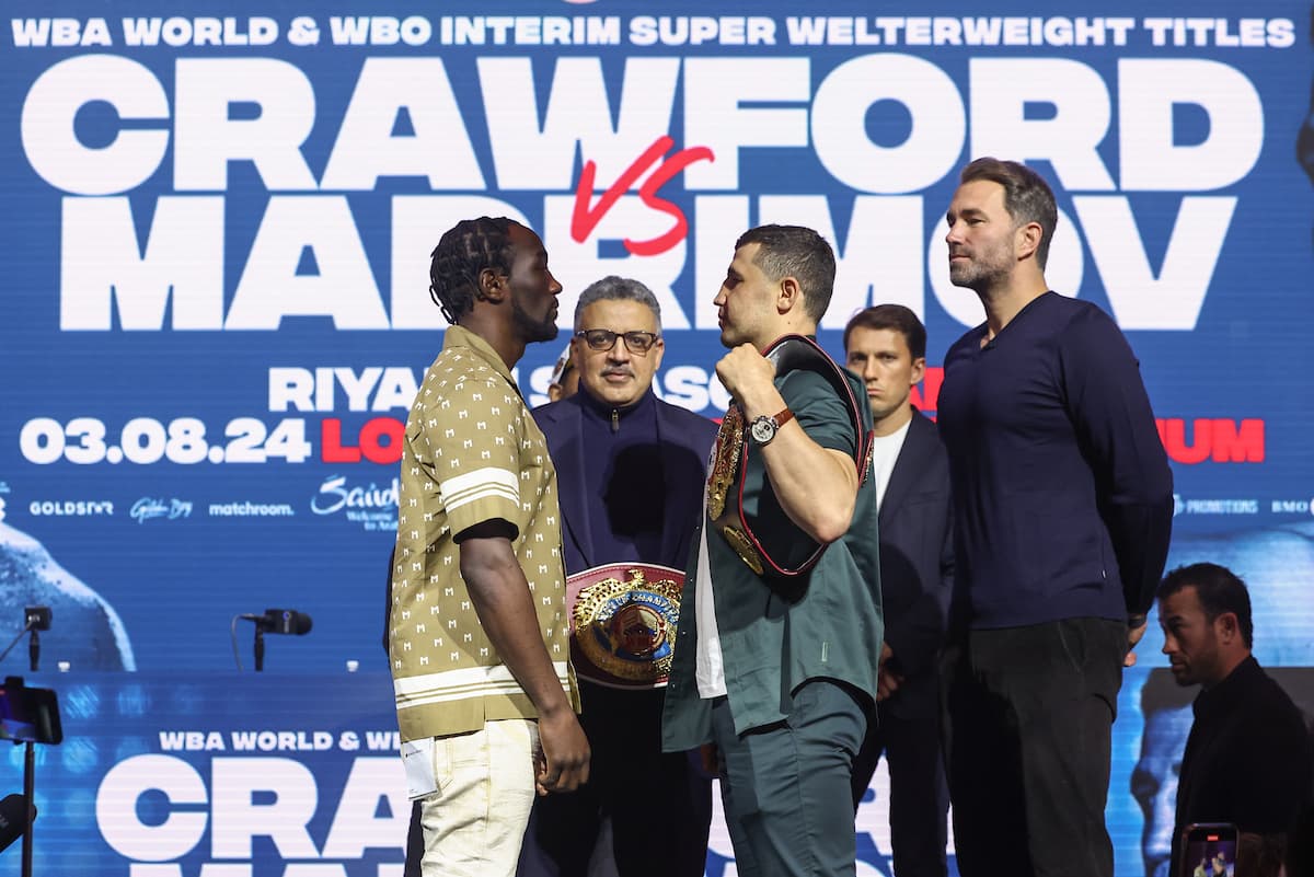 Terence Crawford vs Israil Madrimov faceoff