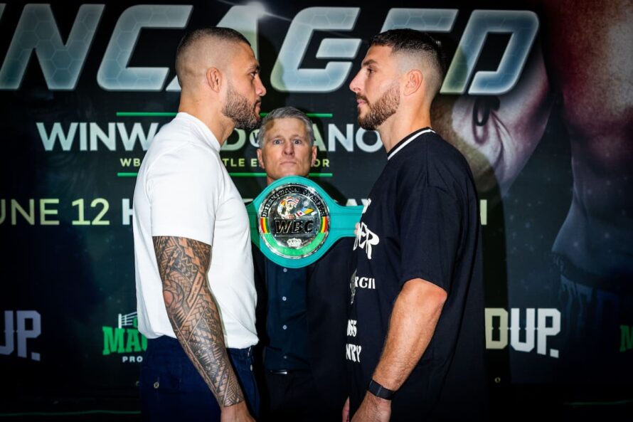 Tyson Pedro vs Kris Terzievski faceoff