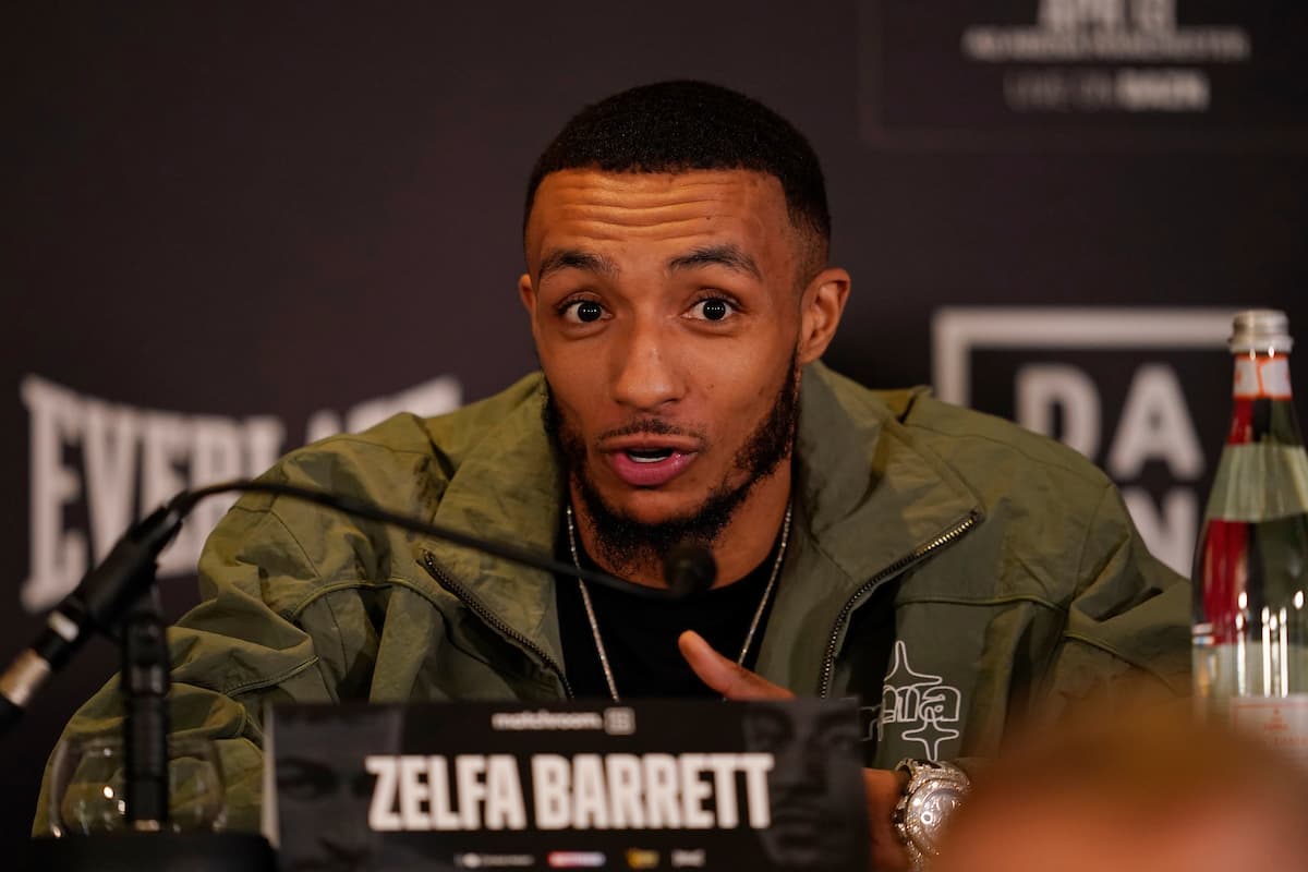 Zelfa Barrett at the press conference