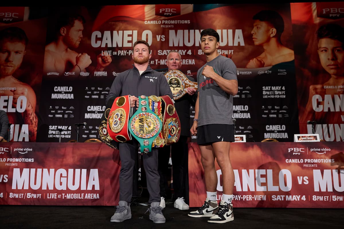 Canelo Alvarez and Jaime Munguia