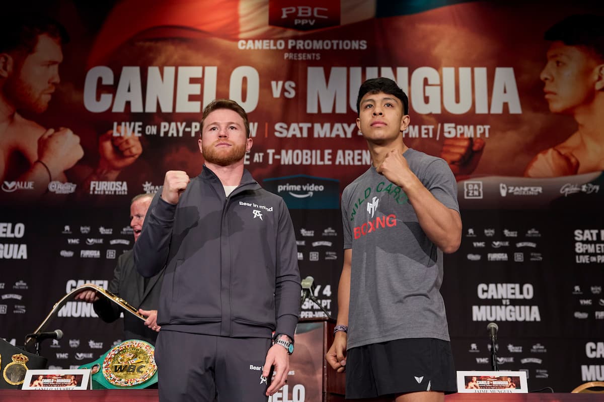 Canelo Alvarez and Jaime Munguia