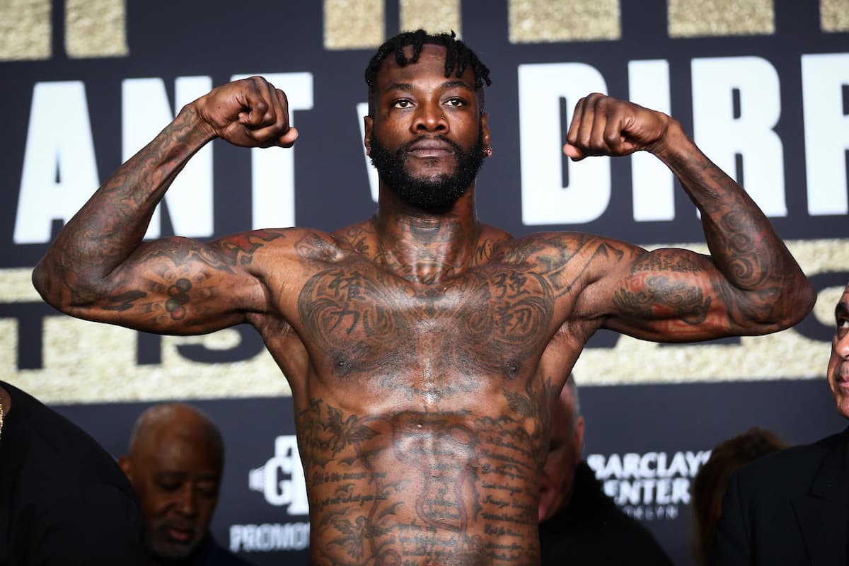 Deontay Wilder vs Zhilei Zhang on weight in Riyadh, Saudi Arabia - FIGHTMAG