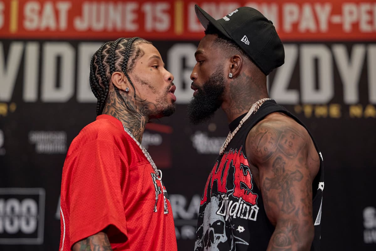 Gervonta Davis and Frank Martin go face to face