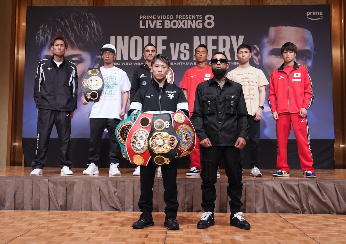 Fighters at the Inoue vs Nery press conference