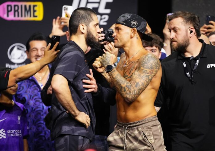 Islam Makhachev faces Dustin Poirier at UFC 302 live from Newark, NJ
