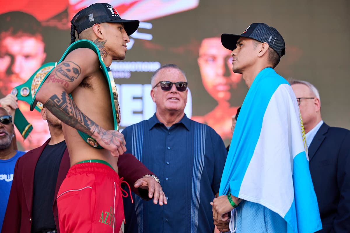 Mario Barrios and Fabian Andres Maidana go face to face