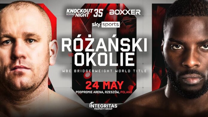 Lukasz Rozanski vs Lawrence Okolie airs live from Podpromie Hall in Rzeszow, Poland